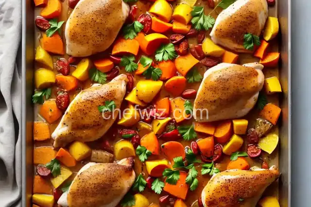 Sheet Pan Chicken a L'Orange