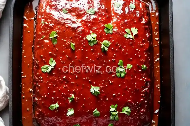 Sheet-Pan Glazed Meatloaf