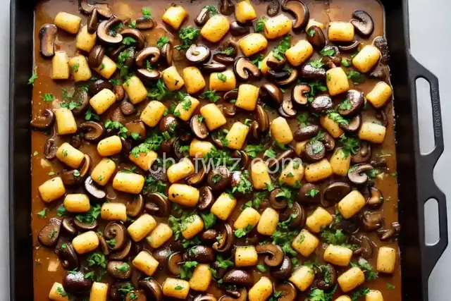 Sheet-Pan Gnocchi With Soy-Dressed Mushrooms