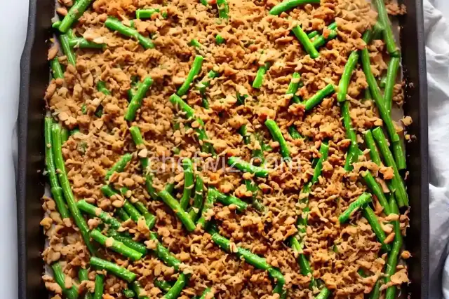 Sheet Pan Green Bean Casserole
