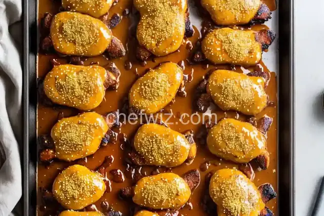 Sheet Pan Honey Mustard�Pretzel Chicken