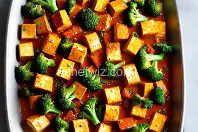 Sheet-Pan Orange Tofu and Broccoli