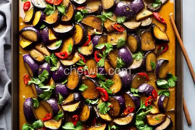 Sheet Pan Roasted Japanese Eggplant