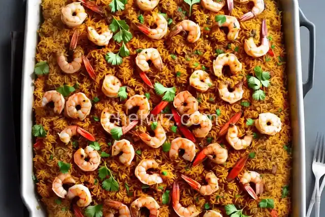 Sheet Pan Shrimp Biryani