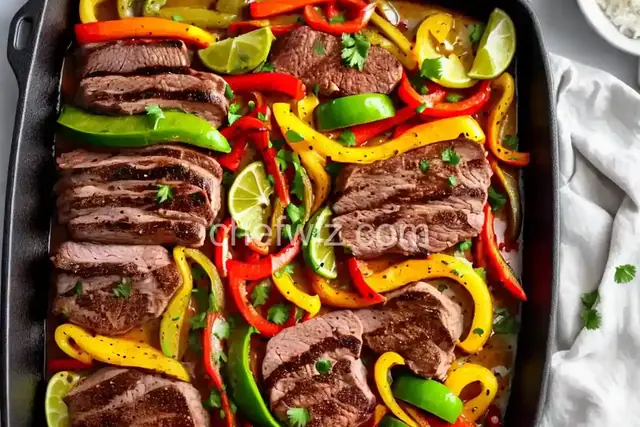 Sheet-Pan Steak Fajitas