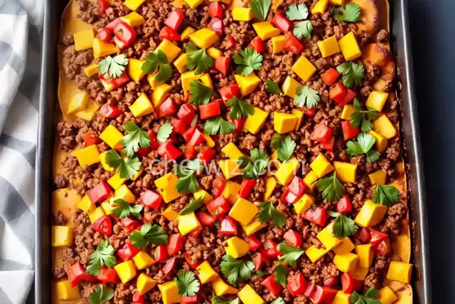 Sheet Pan Taco Bake