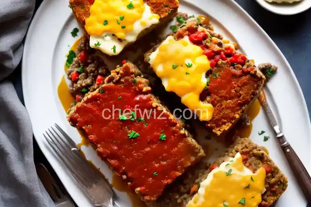 Shepherd's Pie Meatloaf With Parmesan Potato Crust and Stilton Sauce Recipe