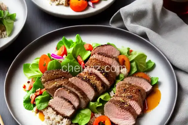 Shichimi-Seared Pork Tenderloin
