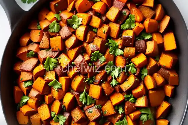 Shingled Sweet Potatoes With Harissa