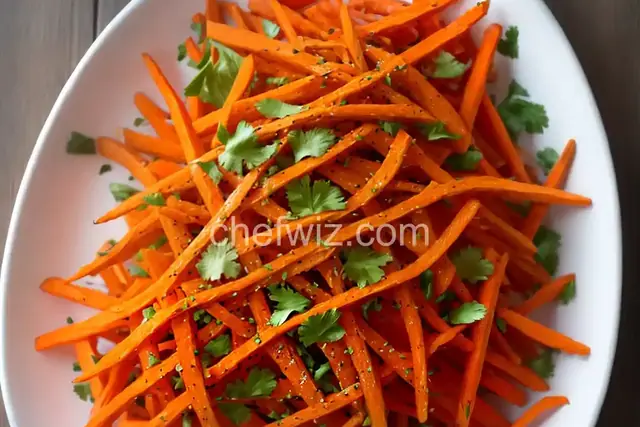 Shoestring Carrot Fries