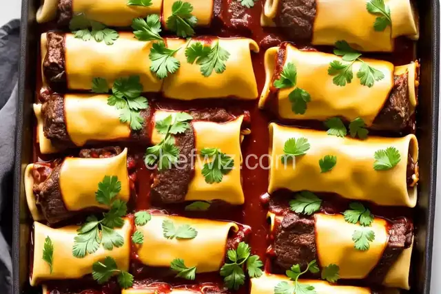 Short Rib Lasagna Rolls