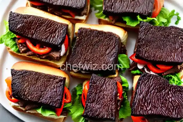 Short Rib Sandwiches