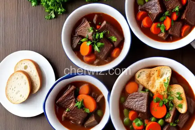Short Rib Stew with Vegetables and Port