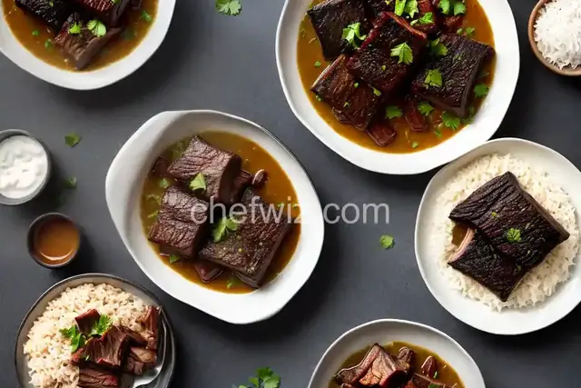 Short Ribs Slow-Roasted in Coconut Milk