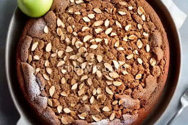 Shredded Apple Spelt Cake