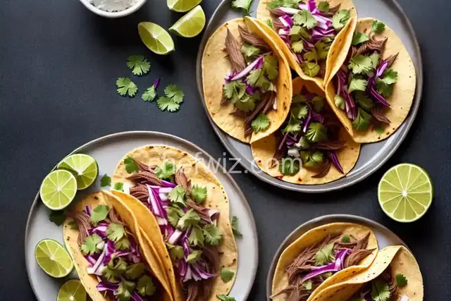 Shredded Beef Tacos with Lime