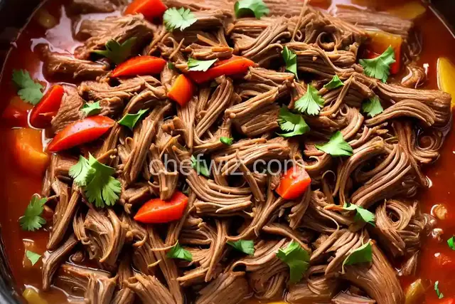 Shredded Slow Cooker Cuban Beef