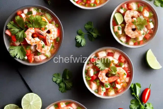 Shrimp Ceviche "Cocktail"