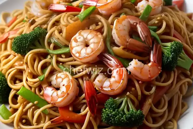 Shrimp Chow Mein Stir-Fry