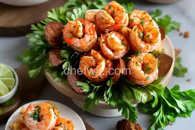 Shrimp Cocktail Cheese Ball Appetizer