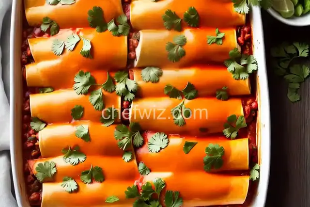 Shrimp Enchiladas Suizas