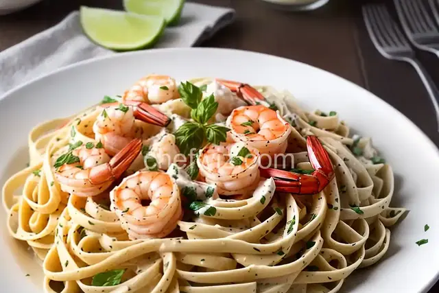 Shrimp Fettuccine Alfredo