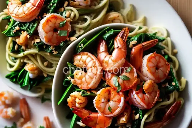 Shrimp Florentine with Zoodles