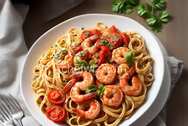 Shrimp Fra Diavolo (Shrimp and Pasta with Spicy Tomato Sauce) Recipe