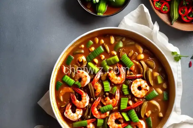 Shrimp Gumbo with Okra
