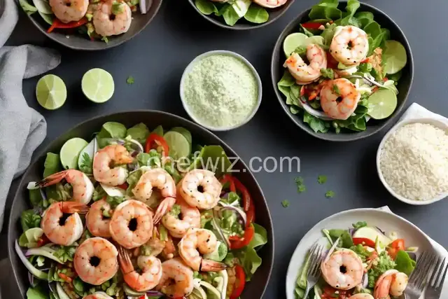 Shrimp, Jicama and Chile Vinegar Salad