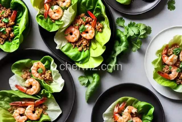 Shrimp Lettuce Wraps