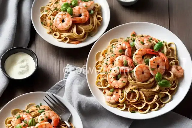 Shrimp Linguine