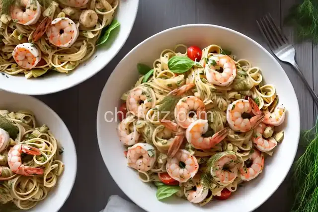 Shrimp Pasta Salad With Dill