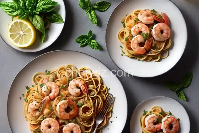 Shrimp Pasta With Preserved Lemon