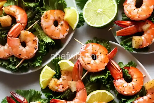 Shrimp-Pineapple Skewers