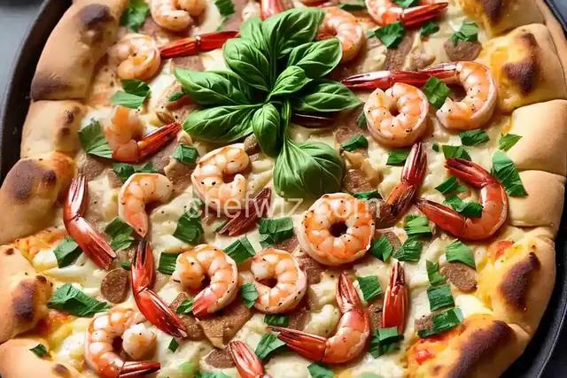 Shrimp Scampi Pizza