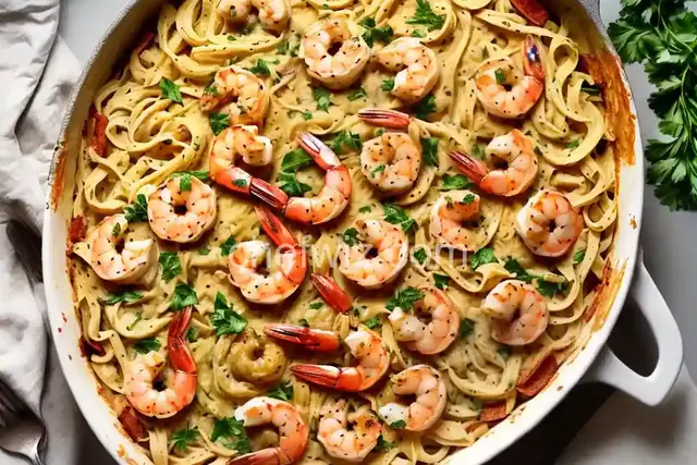 Shrimp Scampi Tetrazzini