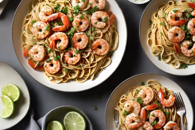 Shrimp Scampi With Pasta