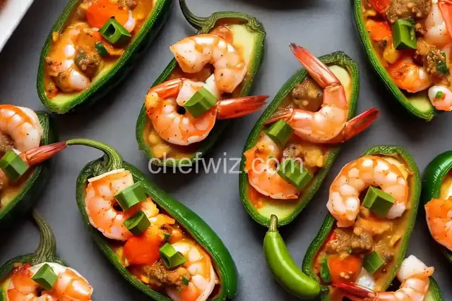 Shrimp-Stuffed Jalapeno Poppers