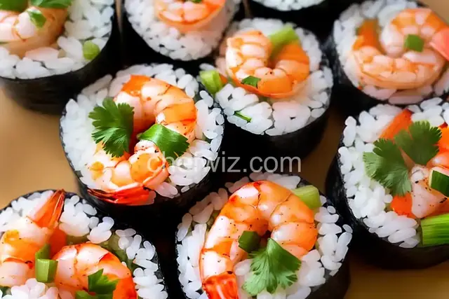 Shrimp Sushi Rolls