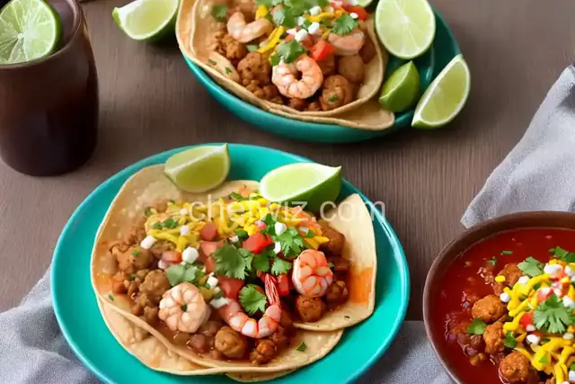Shrimp Tacodillas