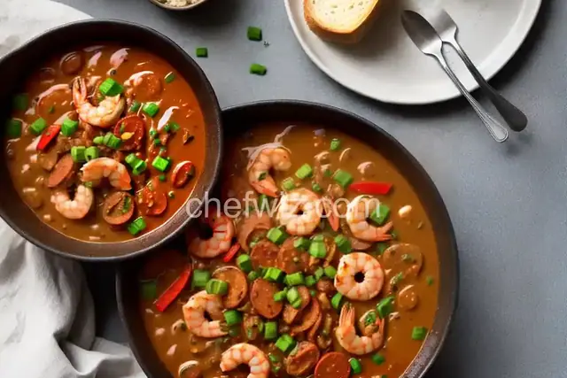 Shrimp and Andouille Gumbo