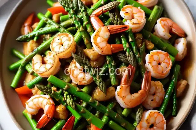 Shrimp and Asparagus Stir-Fry