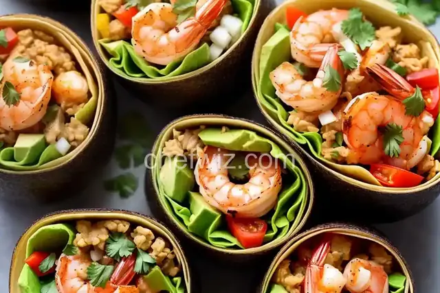 Shrimp and Avocado Burritos