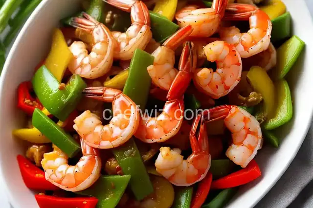 Shrimp and Bell Pepper Stir Fry