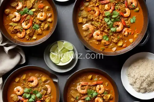 Shrimp and Cabbage Curry