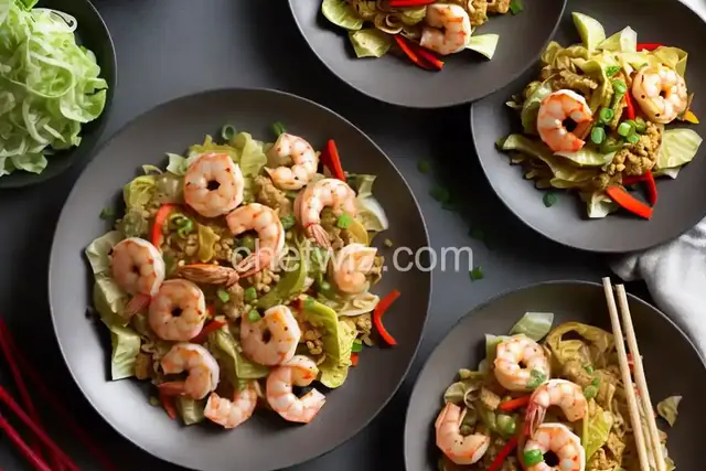 Shrimp and Cabbage Stir-Fry