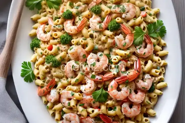 Shrimp and Crab Macaroni Salad