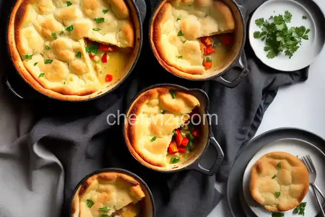 Shrimp and Crab Soufflés with Red Bell Pepper and Tarragon