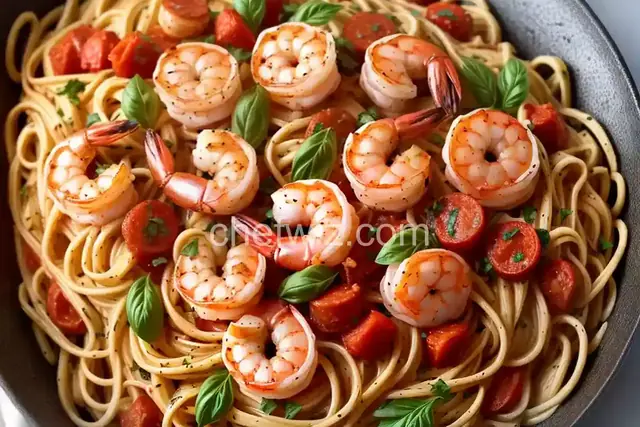 Shrimp and Linguine Fra Diavolo